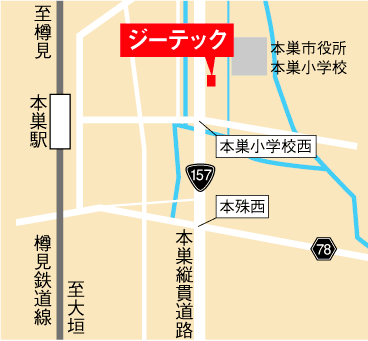 トータルリペア ジーテックの地図